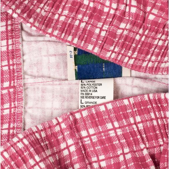Separate Issue Vintage Pink White Checkered Shorts Size Large - Picture 4 of 7